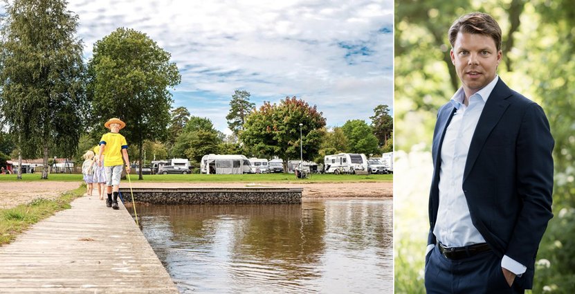 Kronocamping är den senaste i raden av First Camps förvärv. First Camps vd Johan Söör.