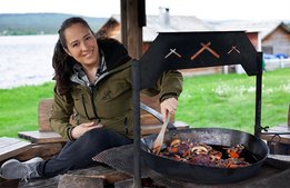 ”Allt med vilt och den samiska kulturen är nytt för mig”