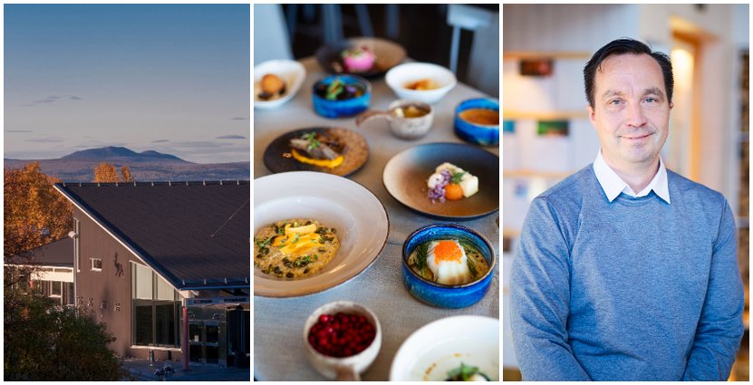 Stefan Byström food & beverage manager på Camp Ripan i Kiruna. 