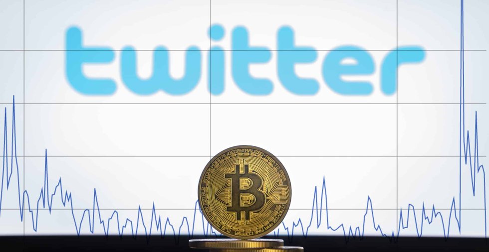 Antalet tweets om bitcoin under en dag har nått sin högsta nivå på två år