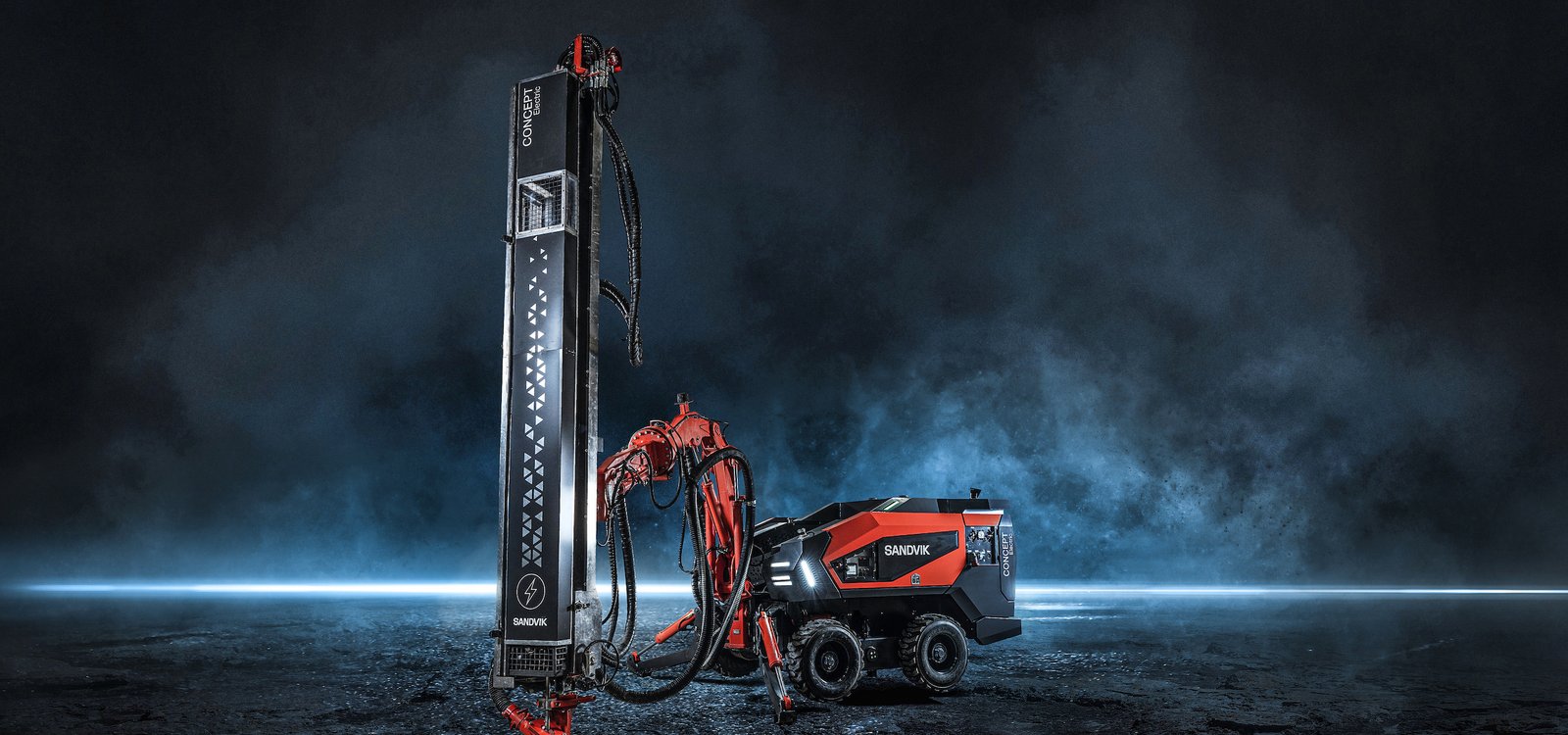 Concept Drill Rig Advances Electric Shift - Solid Ground : Solid Ground