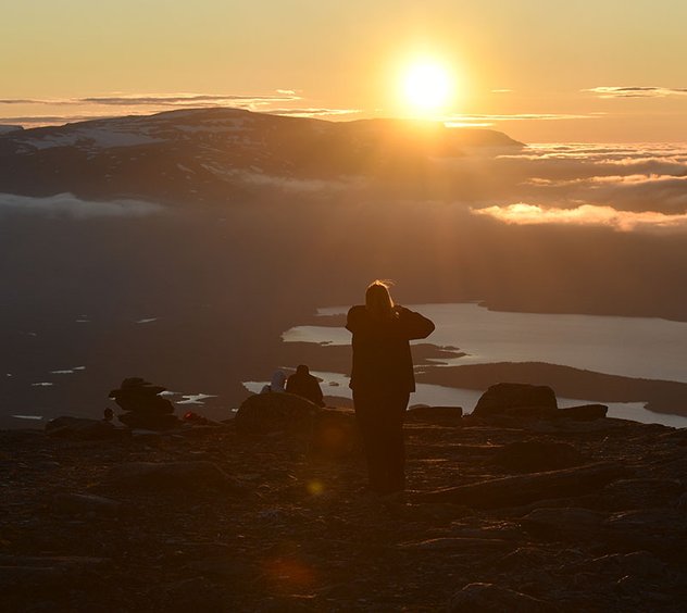 midnattssol i abisko