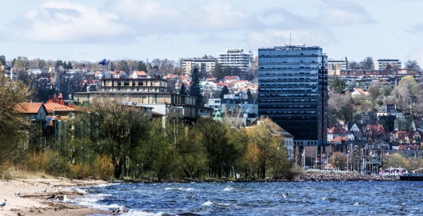 Quality Hotel Match vid Vätterns strand i Jönköping. Foto: Anna Ledin Wirén