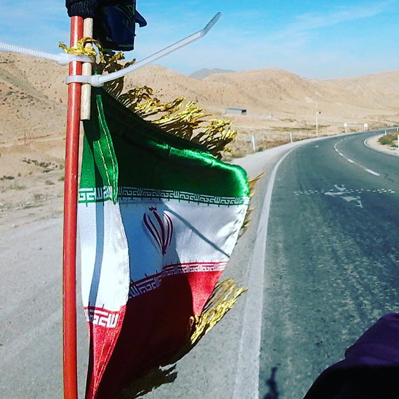 Kristina Paltén sprang själv genom Iran: 