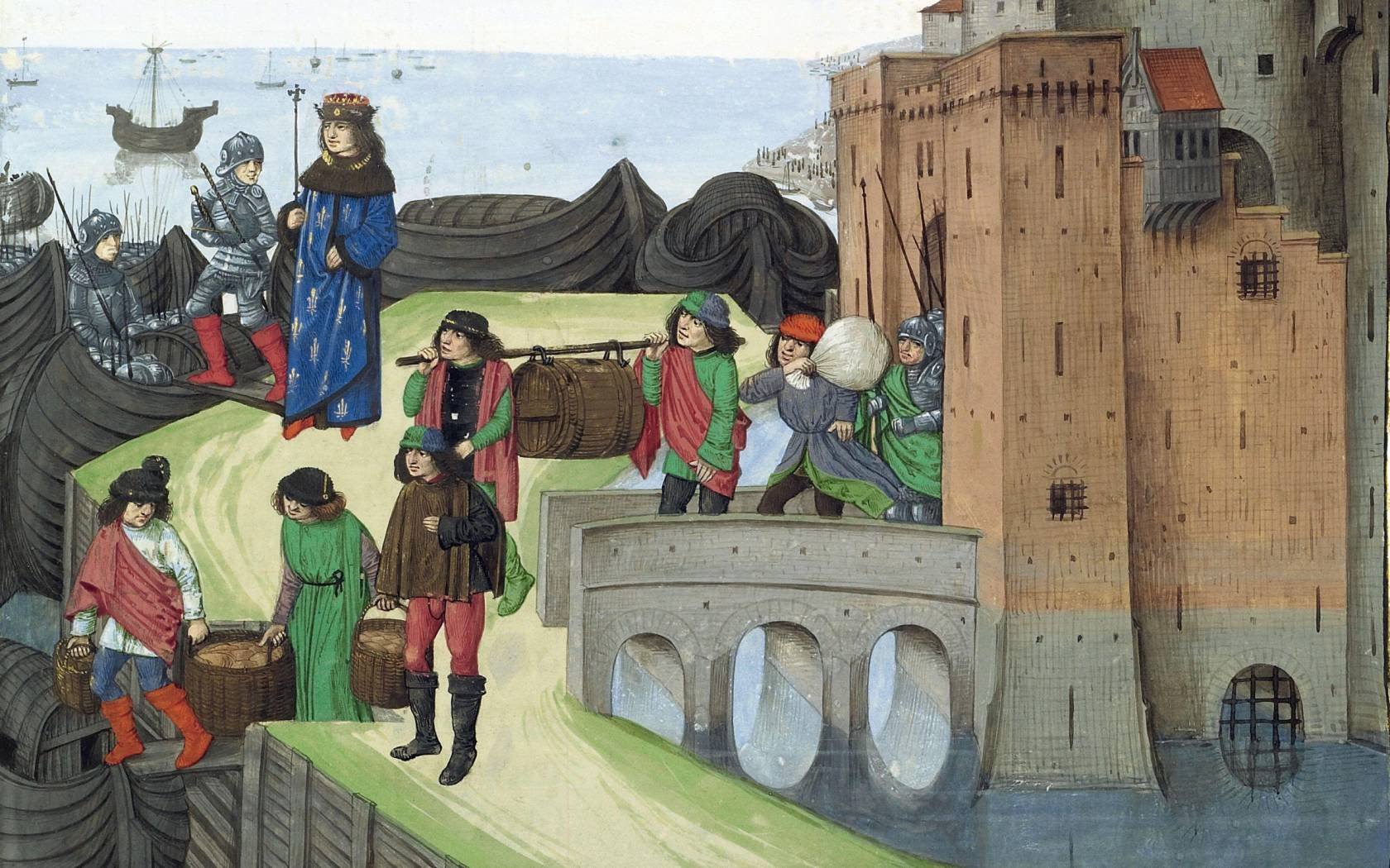 King Charles VI of France prepares for war.