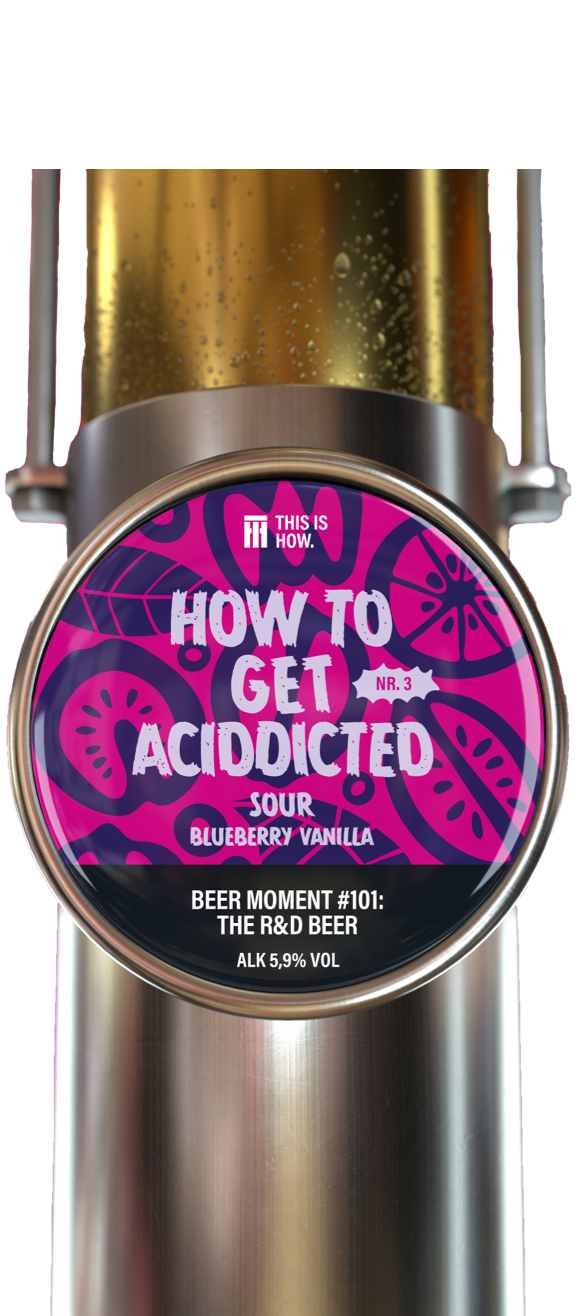 How to get aciddicted Nr.3 Sour blueberry vanilla