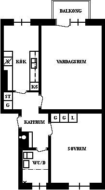PlanlösningTuvgränd 7 B
