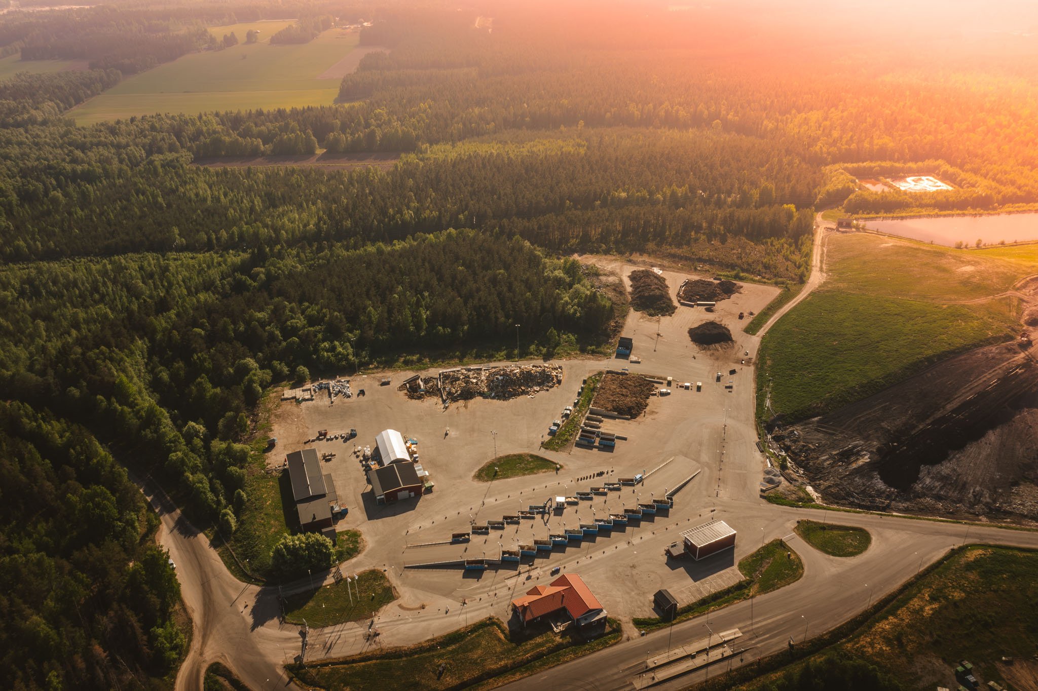 Bredviksberget drönarbild
