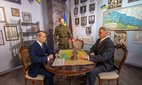 Installation of the Making of the Ukrainian Nation Museum including Andriy Melnyk.