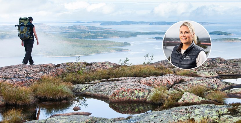 Maria Lundkvist på Höga Kusten Turistservice menar att priset <br />
har skapat nationell uppmärksamhet för Höga Kusten. Foto: HK Destinationsutveckling
