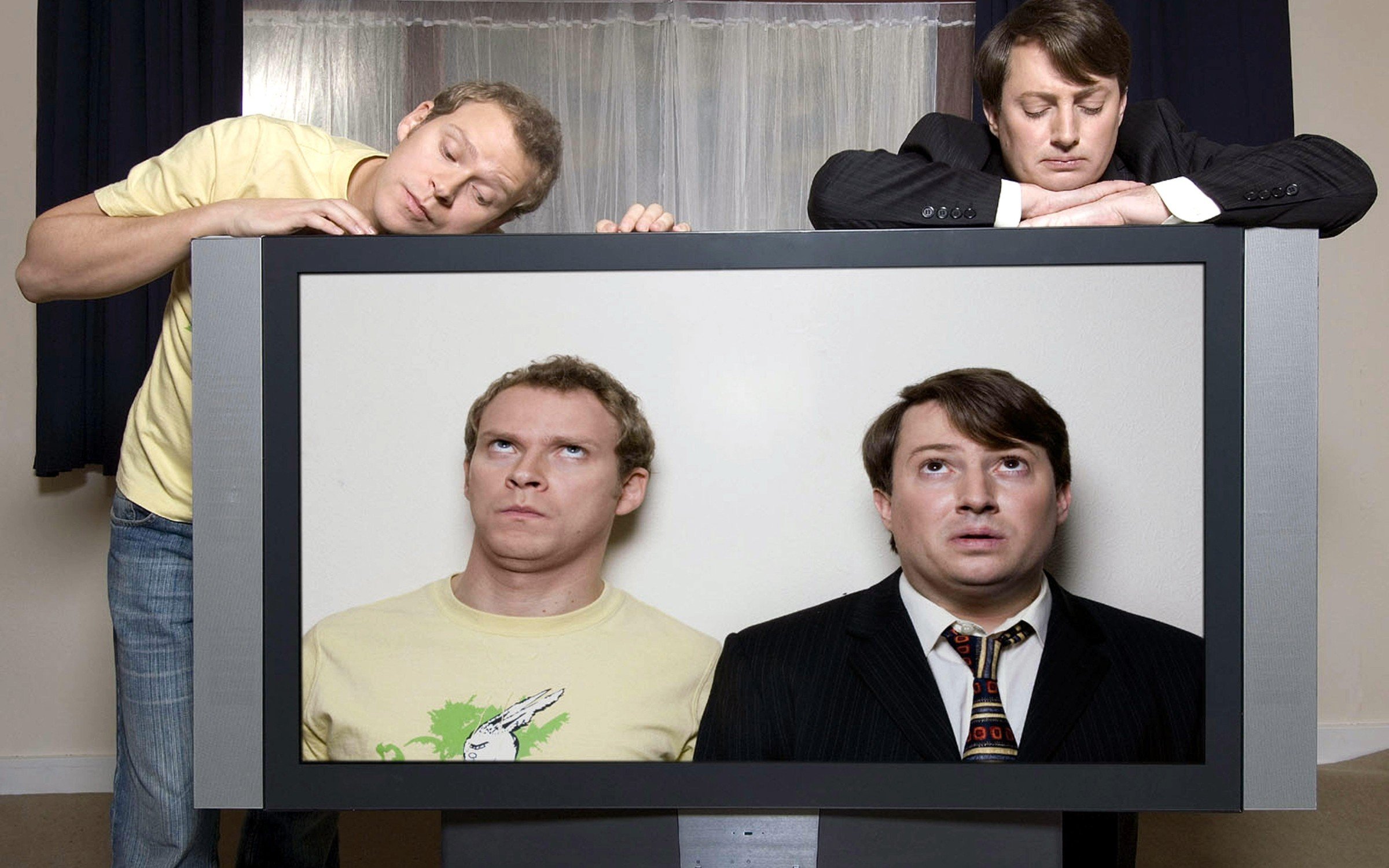 Promotional image for Peep Show Series 3.