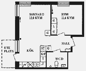 PlanlösningMagistervägen 3