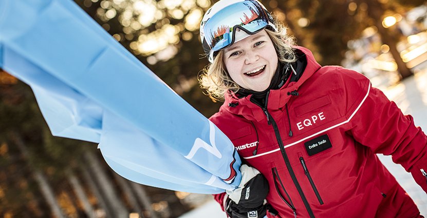 Evelina Sundlo har gjort sex vintersäsonger i Åre. Foto: Håkan Wike