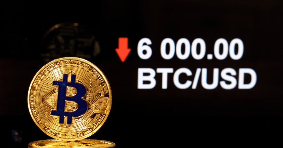 Bitcoinpriset faller 9 procent – men håller sig över 6 000 dollar.