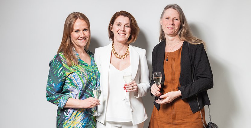 Stina Porsgaard, Best Western Plus Västerviks Stadshotell, Ulrika Drakenberg, Best Western Plus Grand Hotel, och Jeanette Bohman, Skivarps Gästgivaregård.  