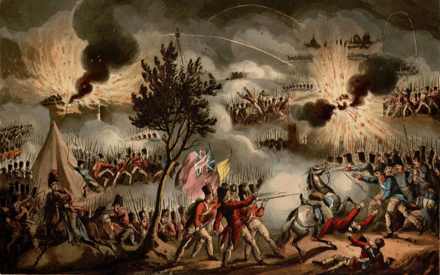 The Battle of Bayonne, the last major battle of the Peninsular War.