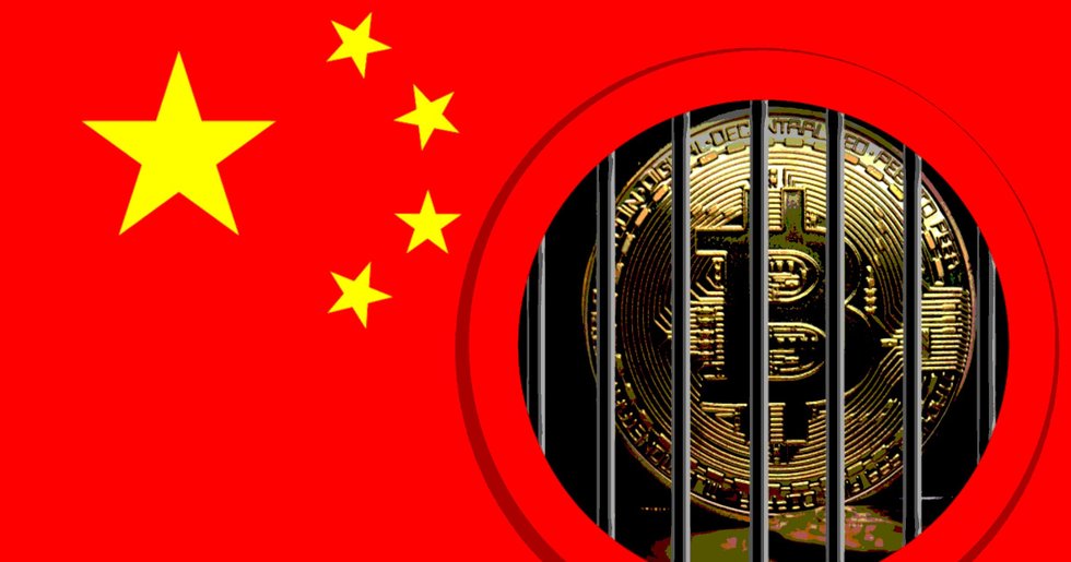 Bitcoinprisets skakiga helg – efter Kinas senaste kryptovarning