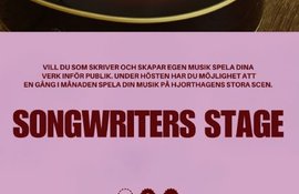 Songwriters Stage på Folkkulturcentrum
