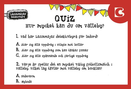 LasseMaja quiz