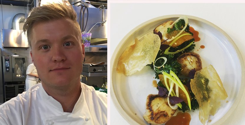 Gustaf Kristiansson tävlade i Oslo i nya kocktävlingen San Pellegrino Young Chef. 