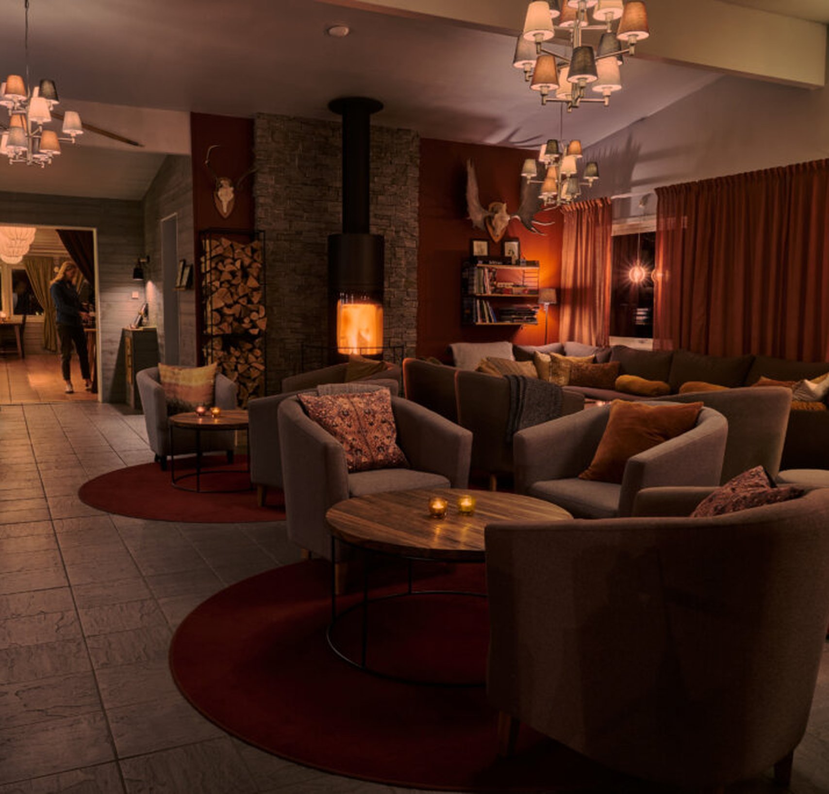 Abisko Mountain Lodge lobby