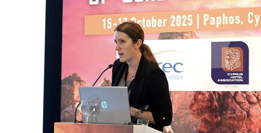 Sofia Råsmar från Visita på Hotrec i Cypern.  