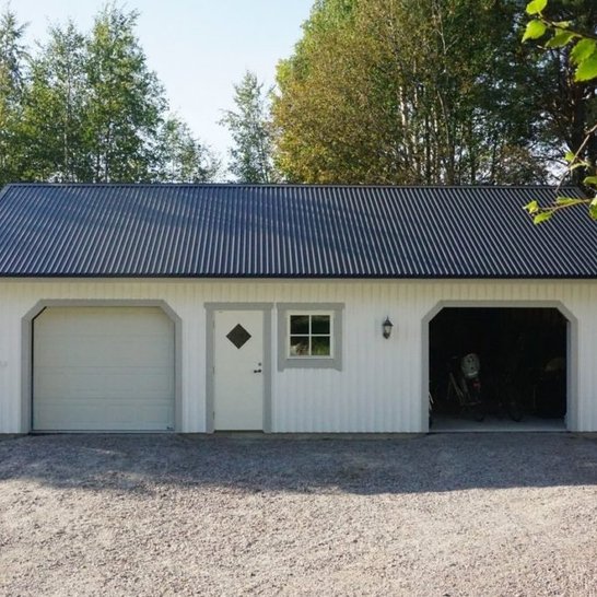 Unique barn style carport and garage
