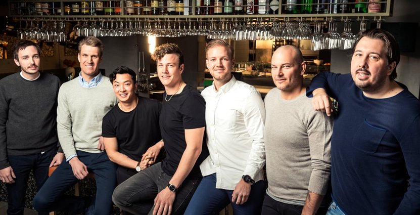 Fr v: Jonas Lagerström, Andreas Edlund, Pi Le, Thomas Sjögren, Sebastian Gibrand, Jonas Dahlbom och Christofer Bengtsson. (Saknas på bilden: Edin Dzemat).  