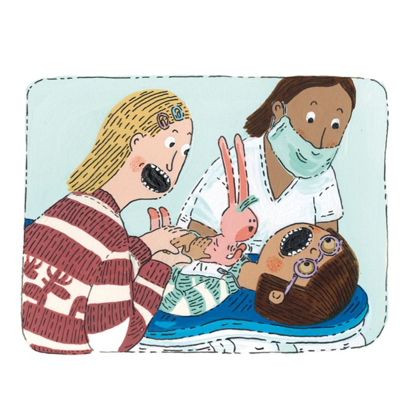 Gapa stort! Barnböcker om att gå till tandläkaren