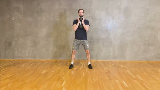 Fysövning: Goblet squat