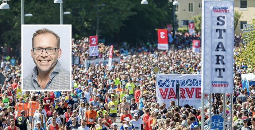 Varvsgeneral Bo Edsberger ser fram emot den 40:e upplagan av Göteborgsvarvet. FOTO: Glenn T Unger