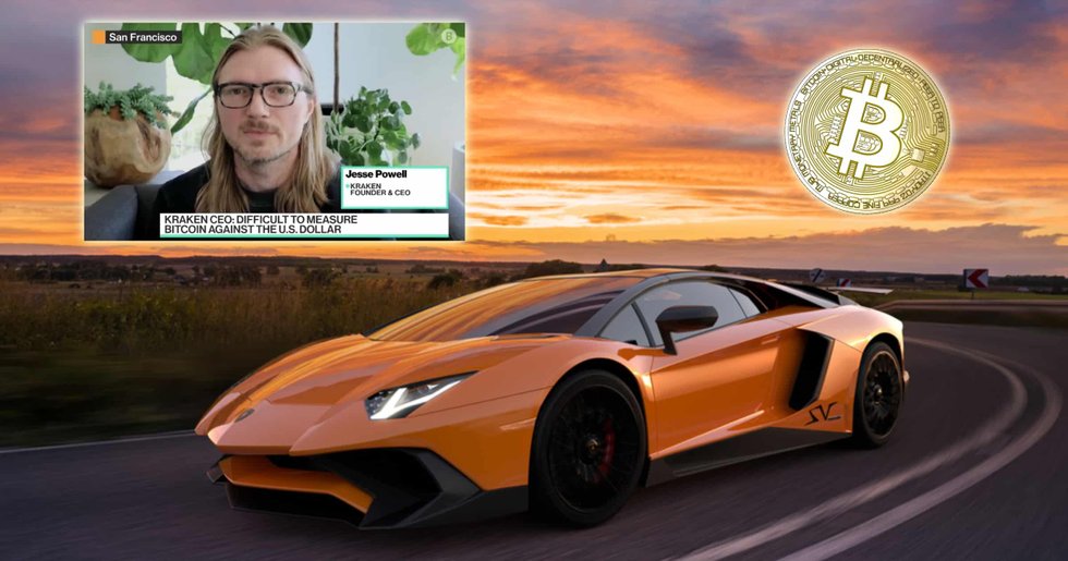 Kryptobörsen Krakens vd: Bitcoinpriset når en Lamborghini vid årets slut