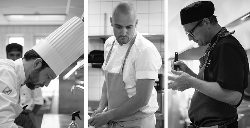 Ludwig Tjörnemo, Magnus Persson, och Peter J Skogström är tre av finalisterna. Foto: Årets Kock