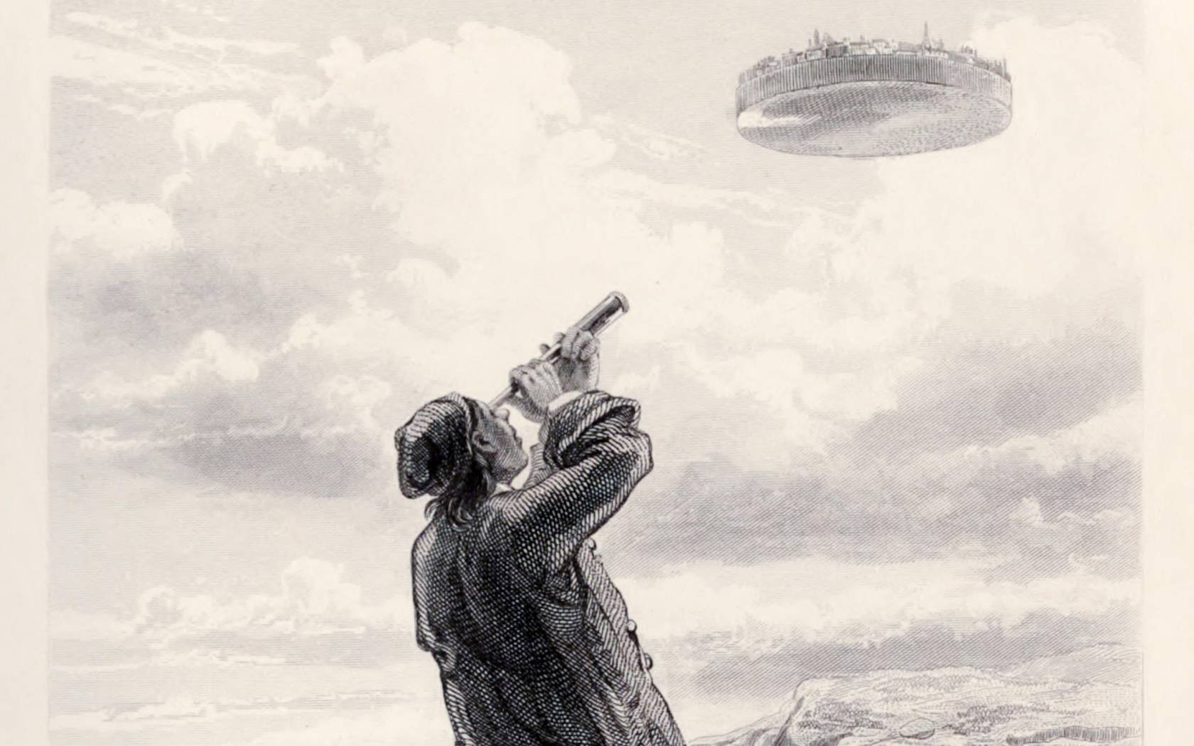 An illustration of the French edition of 'Gulliver's Travels'.