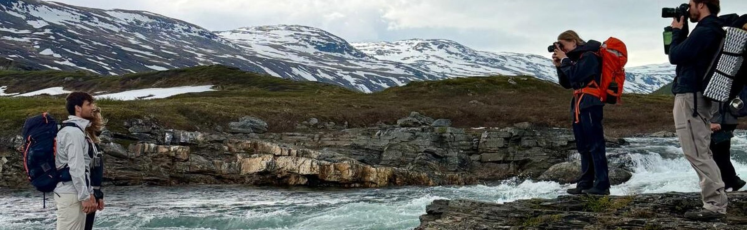 Guided hiking experience in Abisko National Park, Swedish Lapland, available for travel agents and groups.