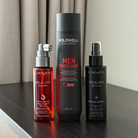 “Mer volym” – för pappa som börjar bli tunnare i håret