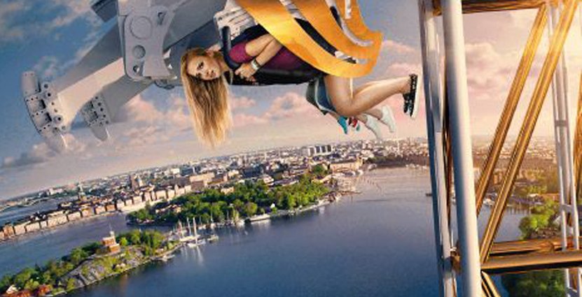 Sekunderna innan de fria fallet rakt mot marken tyckte många var läskigast när Ikaros testkördes under onsdagen. 