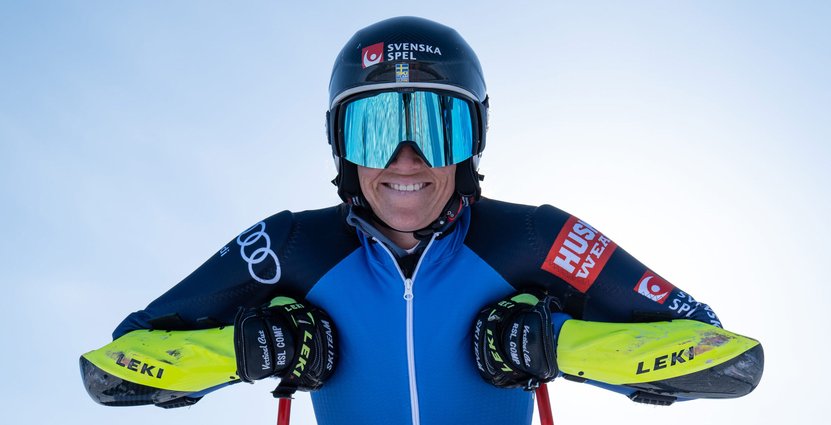 Alpina världsstjärnan Sara Hector. Foto: Klas Rockberg