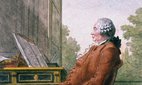 Watercolour of David Hume (1711-1776) by Louis Carrogis Carmontelle. Credit: Granger