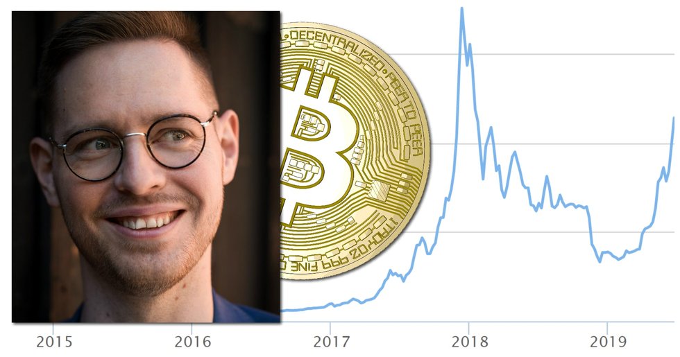 Bitcoin kan nå över 330 000 dollar innan mars 2020, skriver Totte Löfström, vd för Trijo News.
