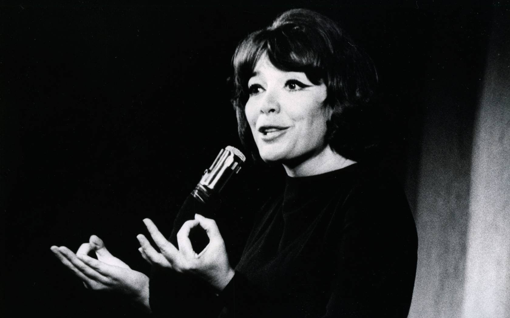 Juliette Gréco, the French actress and singer.