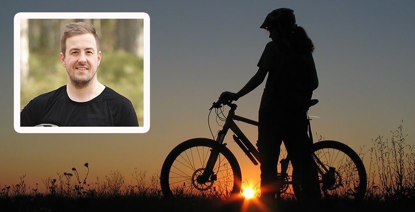 Simon Tullstedt, Bergslagen Cycling, tror att den digitala cykelkartan kommer locka fler besökare till Örebro i sommar.  FOTO: Jessica Jeppsson/Colorbox