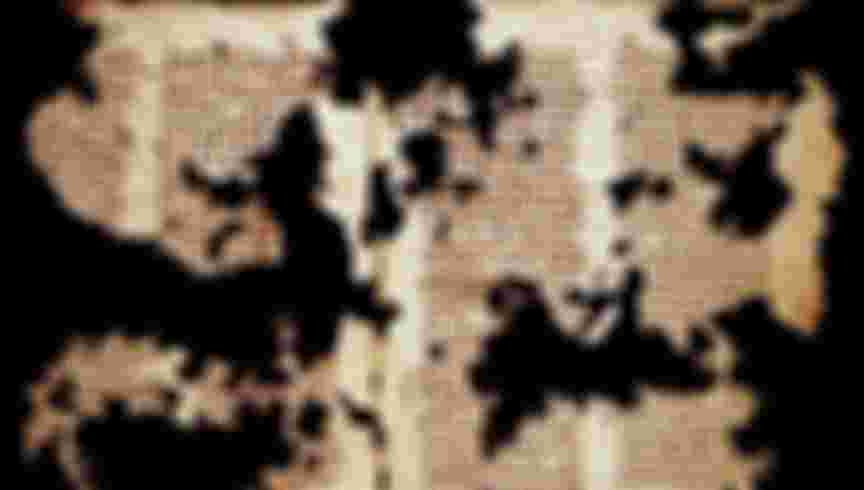 A fragment of the gospel of Thomas, discovered in Egypt in 1945.