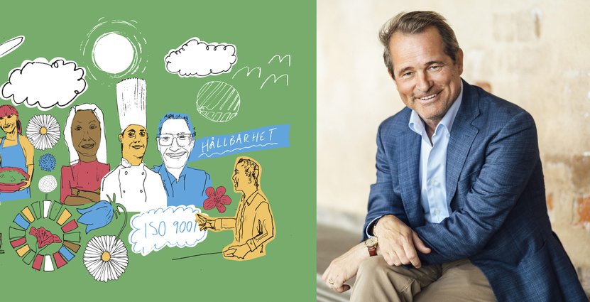 Michael Schüller, vd för Svenska Möten. Illustration och foto: Svenska Möten