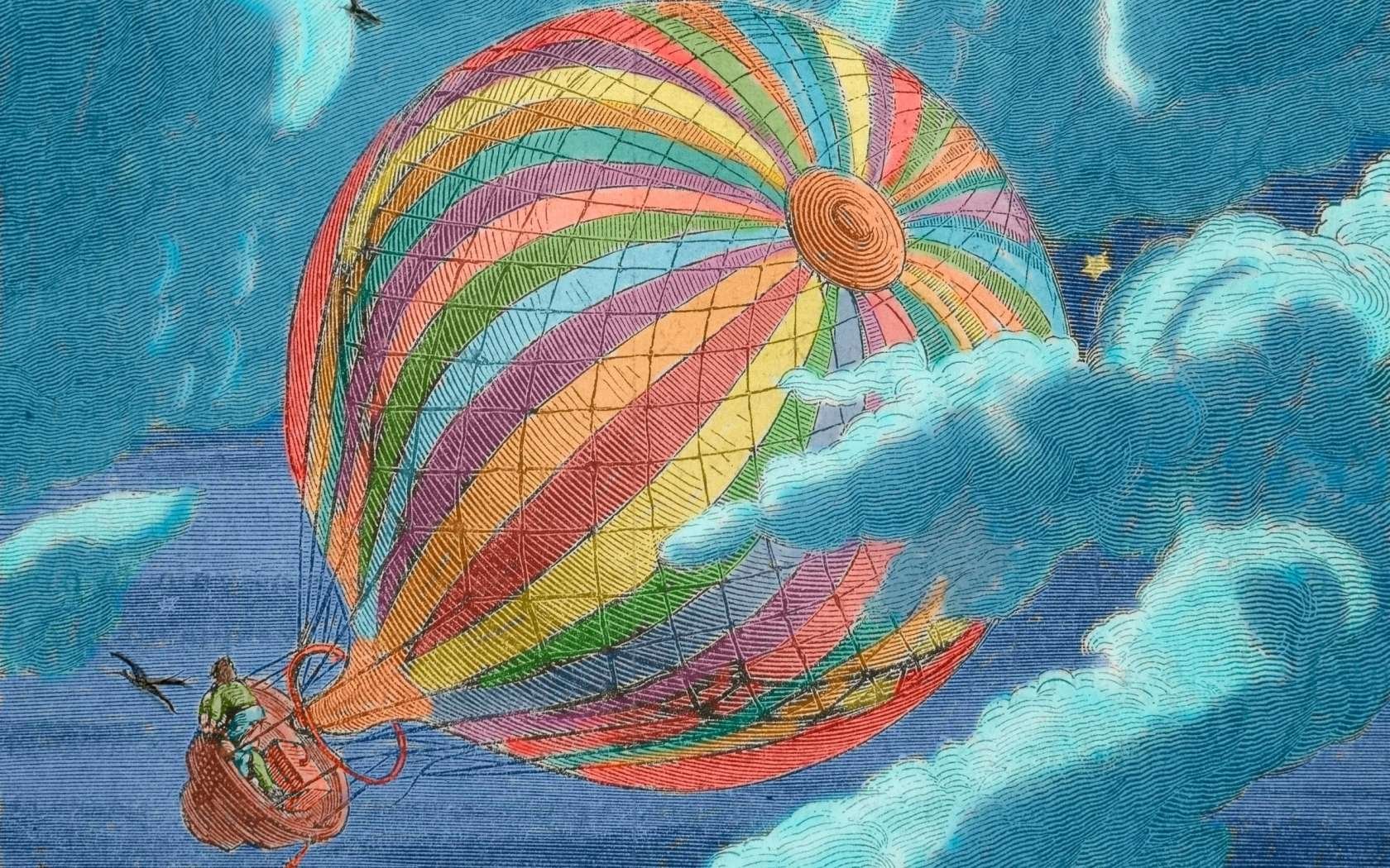 Illustration from Jules Verne's From the Earth to the Moon.