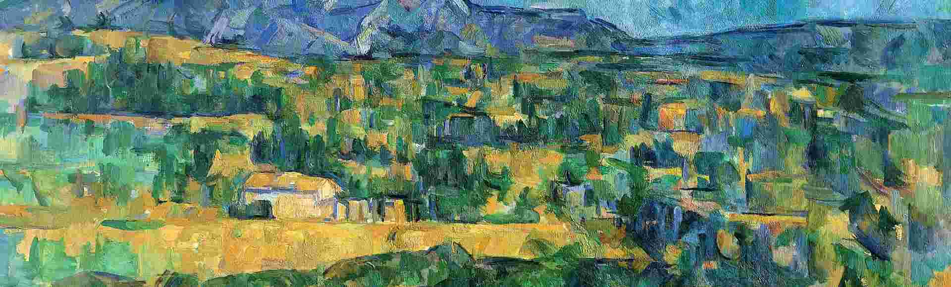 Mont Sainte-Victoire (1906) by Paul Cézanne.