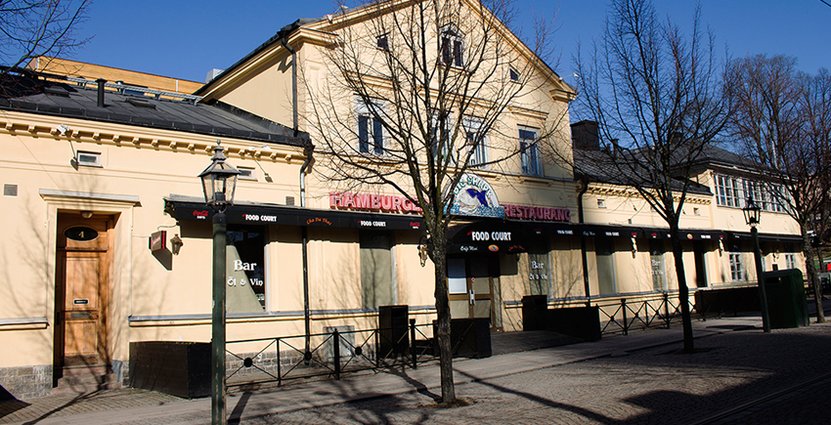 Tidigare en snabbmatsrestaurang, nu en del av Pop House.  