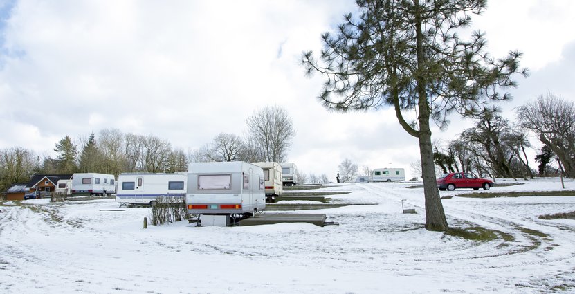Fler vintersportare väljer campingboende. 