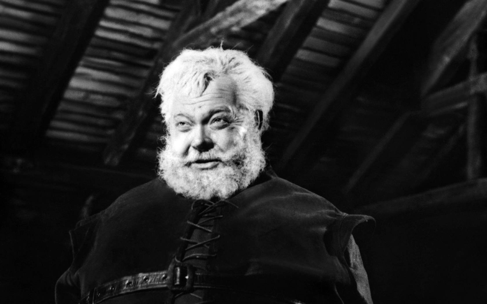 Orson Welles as Falstaff in the Chimes At Midnight.