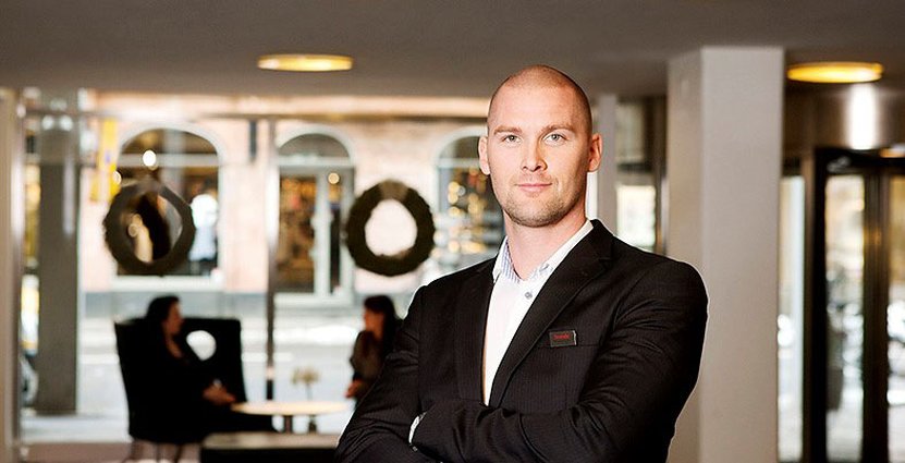 Kristian Sandahl, hotelldirektör Scandic Rubinen 